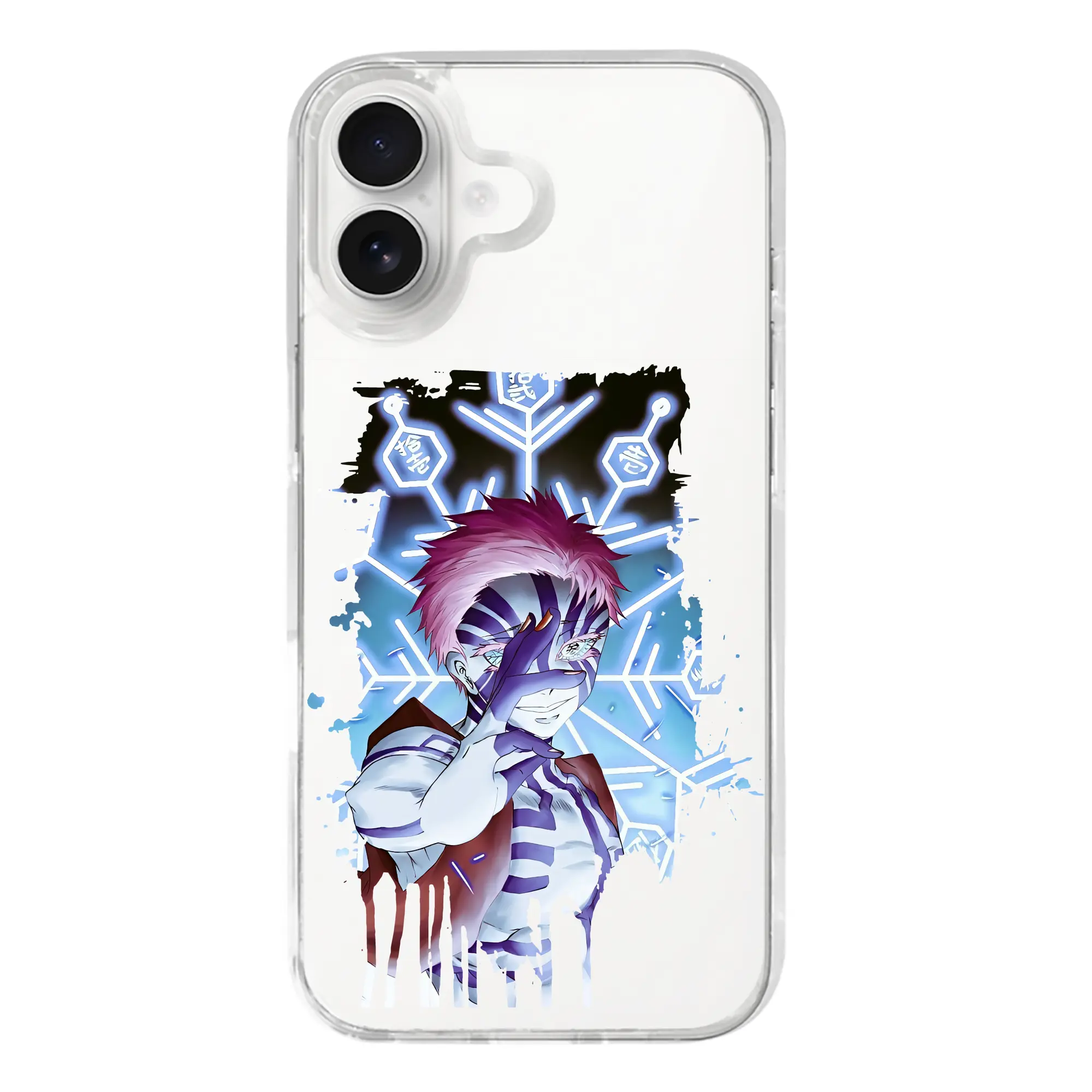 鬼滅の刃 グッズ,猗窩座 - iPhone 17シリーズ 透明スマホケース – 薄型・耐衝撃・精密フィット保護カバー